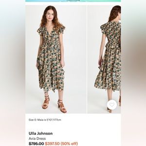 ULLA JOHNSON Avia dress